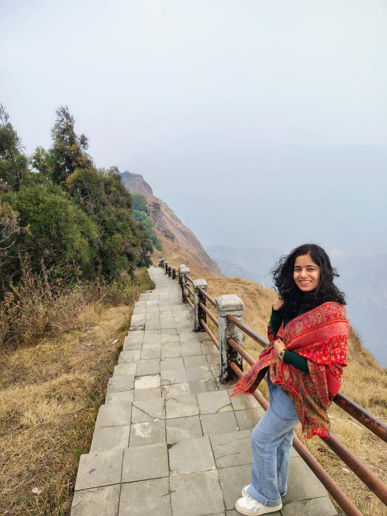 A girl in Garhwal himalayas