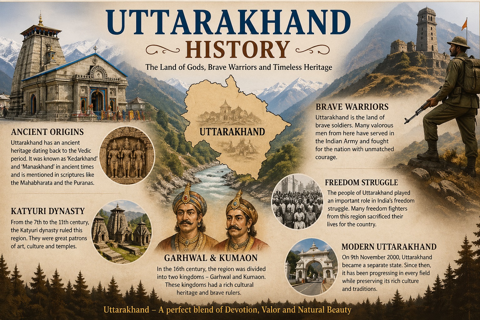 The Crowns of the Himalayas: A Journey Through Garhwal’s Royal Uttarakhand History